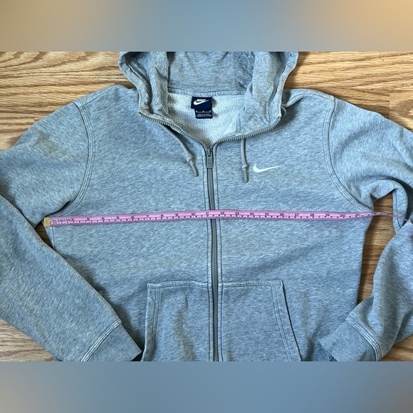 Nike Men’s Club Fleece Full-Zip Hoodie Gray Size Medium - Picture 6 of 10